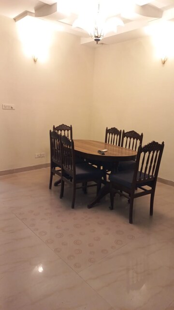 Dining area in 3 BHK Apartment at Pir Machalla – for Rent