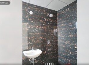 Bathroom in 3 BHK Apartment at SM Art Apartments, Panathur – for Sale