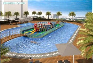 Swimming Pool in 3 BHK Apartment at SM Art Apartments, Panathur – for Sale