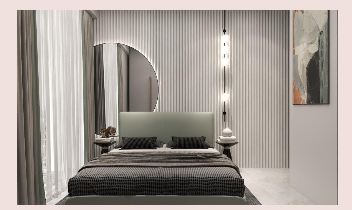 2 BHK + Servant Room 890 Sq.Ft. Apartment in Rustomjee 180 Bayview