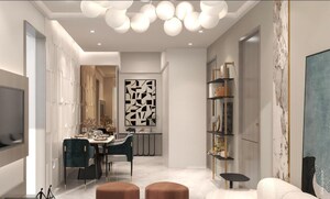 Living Room in 2 BHK Apartment at Rustomjee 180 Bayview, Matunga West – for Sale