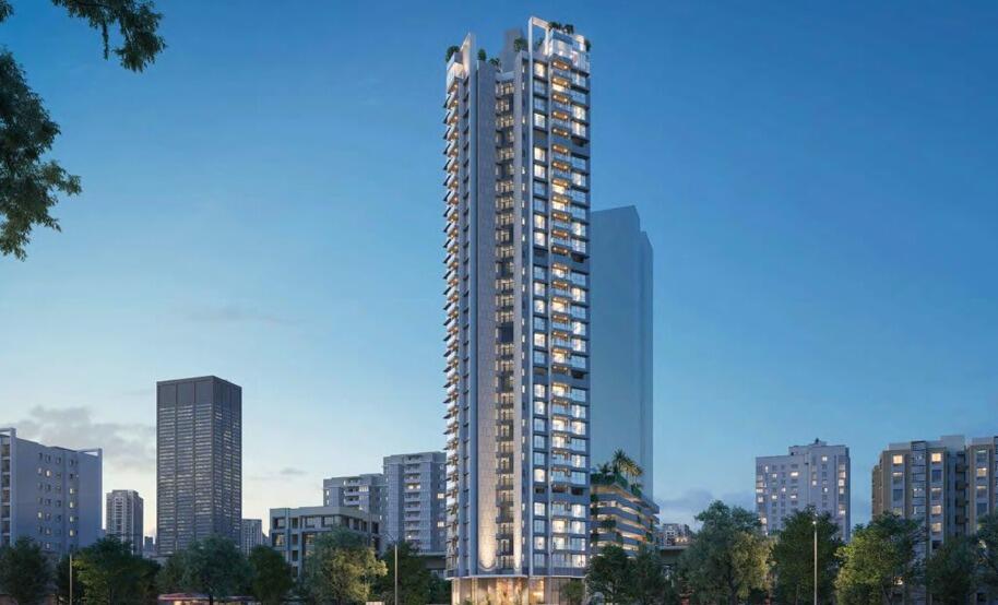 3 BHK + Study Room 1490 Sq.Ft. Apartment in Godrej Five Gardens