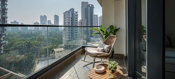 Balcony in 3 BHK Apartment at Godrej Five Gardens, Matunga East – for Sale