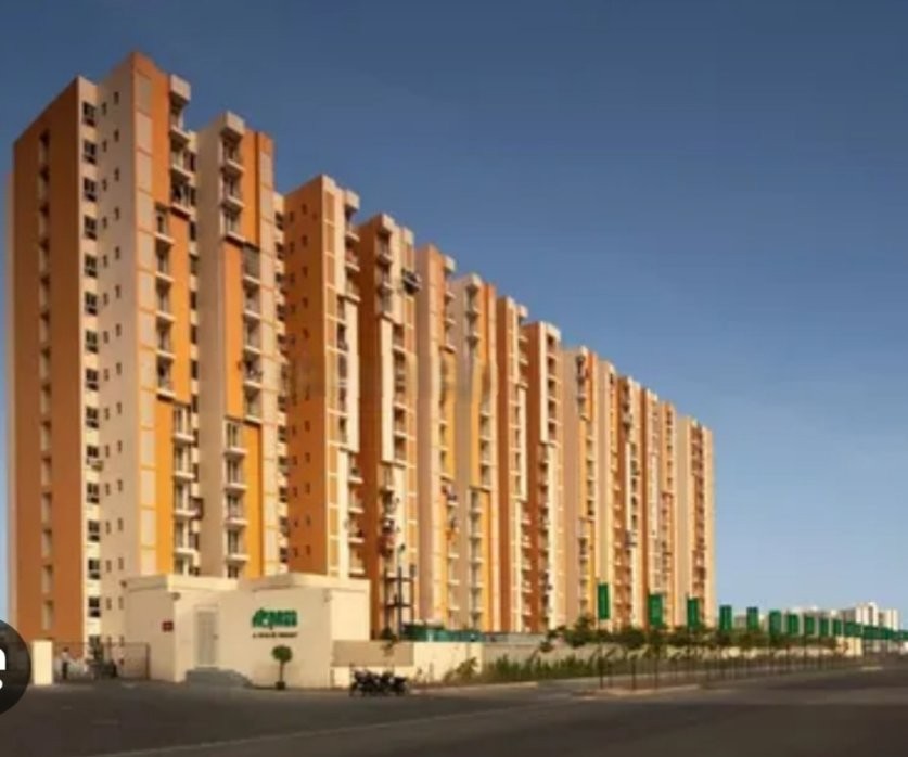 2 BHK + Pooja Room 840 Sq.Ft. Apartment in Wave Dream Homes