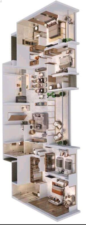 Floor Plan in 3 BHK Apartment at Malpani M Soul Strings, Baner Pashan Link Road – for Sale