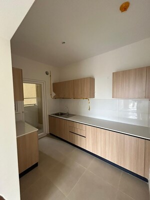 Kitchen in 2 BHK Apartment at Bhartiya City Nikoo Homes 4, Thanisandra Main Road – for Rent