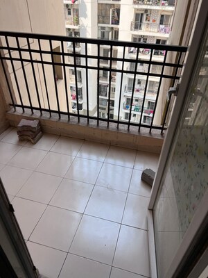 Balcony in 2 BHK Apartment at Ajnara Le Garden, Sector 16b Greater Noida – for Rent