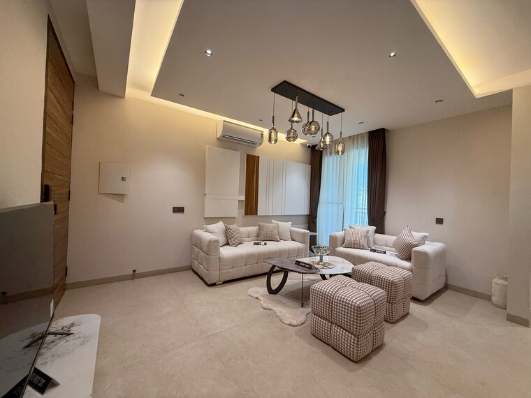 Living Room, hermitage-royale 3 Bedroom 1880 Sq.Ft. Apartment In High Ground Zirakpur 10017025