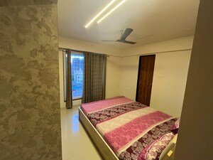 Bedroom in 3 BHK Apartment at Guru Vista CHS, Kharadi – for Rent