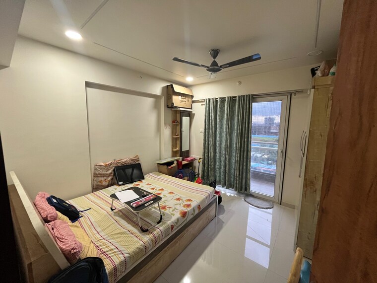 Bedroom, guru-vista-chs 3 Bedroom 1200 Sq.Ft. Apartment In Kharadi Pune 10016644