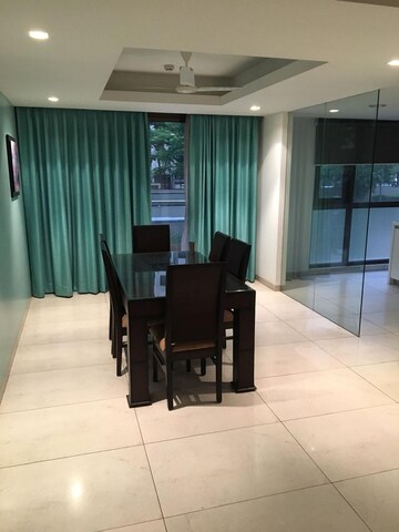 Living Room in 4 BHK Apartment at Panchshil One North, Magarpatta City – for Rent