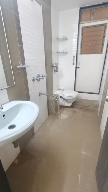 Bathroom in 3 BHK Apartment at Neelkanth Palms, Kapur Bawdi – for Rent
