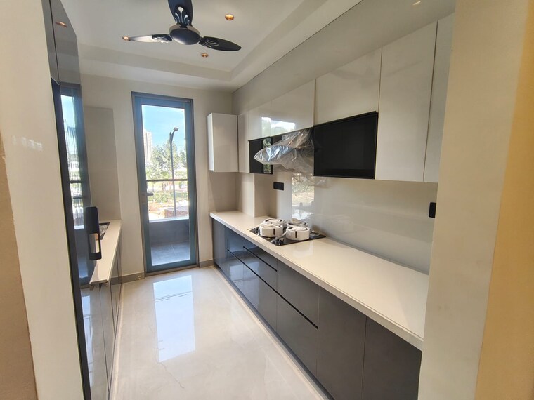 Kitchen, lion-green-valley 3 Bedroom 1400 Sq.Ft. Builder Floor In Sohna Sector 35 Gurgaon 10016669