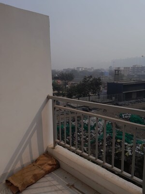 Balcony in 3.5 BHK Apartment at Ajnara Le Garden, Sector 16b Greater Noida – for Rent