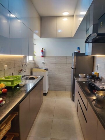 Kitchen in 3 BHK Apartment at Prestige Finsbury Park Regent, Bagaluru – for Rent