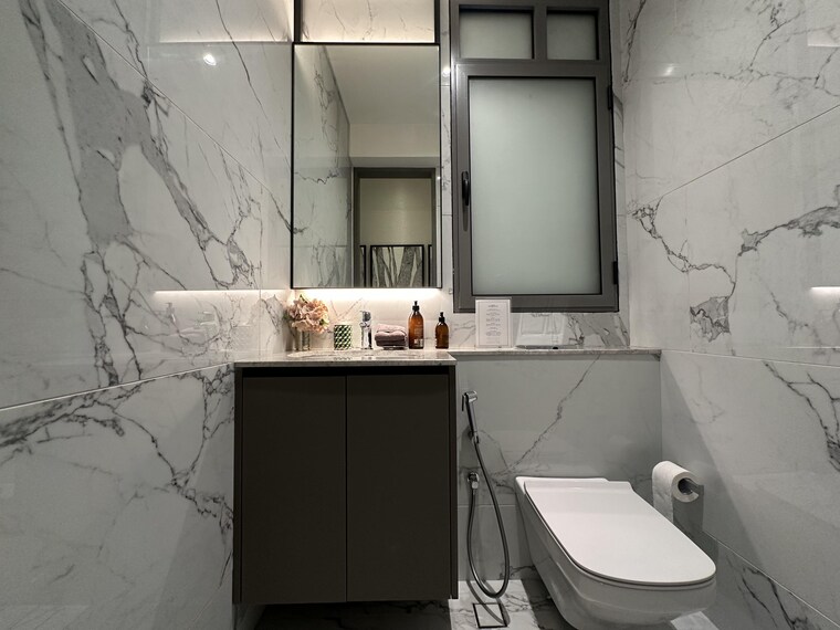 Bathroom, rustomjee-180-bayview 3 Bedroom 1230 Sq.Ft. Apartment In Matunga West Mumbai 10016964