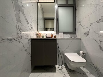 Bathroom in 3 BHK Apartment at Rustomjee 180 Bayview, Matunga West – for Sale