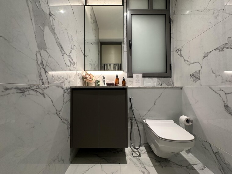 Bathroom, rustomjee-180-bayview 3 Bedroom 1230 Sq.Ft. Apartment In Matunga West Mumbai 10016964