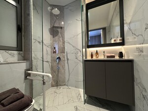 Bathroom in 3 BHK Apartment at Rustomjee 180 Bayview, Matunga West – for Sale