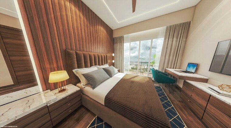Master Bedroom, nvn-odc-1 2 Bedroom 594 Sq.Ft. Apartment In Goregaon West Mumbai 10017052