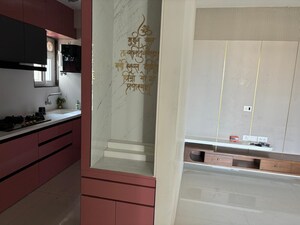Bathroom in 3 BHK Apartment at Nirman Altius, Kharadi – for Rent