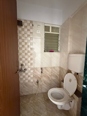 Bathroom in 2 BHK Apartment at Somani Residency, Punawale – for Rent