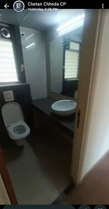 Bathroom in 3 BHK Apartment at Courtyard by Narang Realty and The Wadhwa Group, Pokhran Road No Two – for Rent