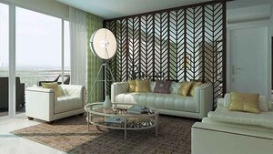 Living Room in 4 BHK Apartment at DLF The Primus, Sector 82a – for Sale