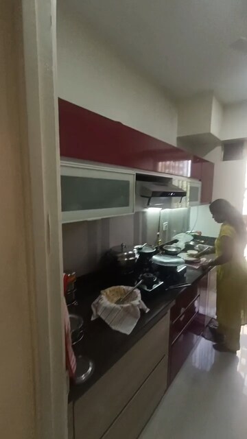 Kitchen in 2 BHK Apartment at Courtyard by Narang Realty and The Wadhwa Group, Pokhran Road No Two – for Rent