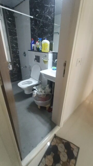 Bathroom in 2 BHK Apartment at Courtyard by Narang Realty and The Wadhwa Group, Pokhran Road No Two – for Rent