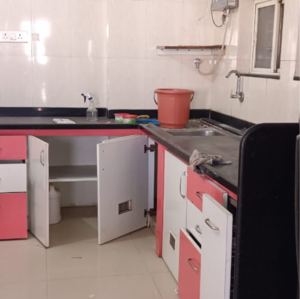 Kitchen in 2 BHK Apartment at Aditya Green Zone, Baner – for Rent