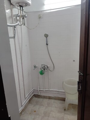 Bathroom in 2 BHK Builder Floor at Greater Kailash I – for Rent
