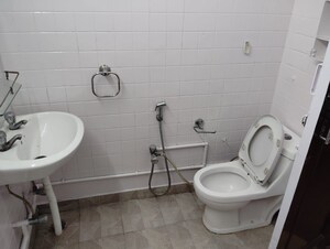 Bathroom in 2 BHK Builder Floor at Greater Kailash I – for Rent