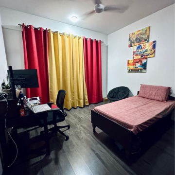 Bedroom in 3 BHK Apartment at Tata Primanti-Executive Apartments, Dhani – for Rent