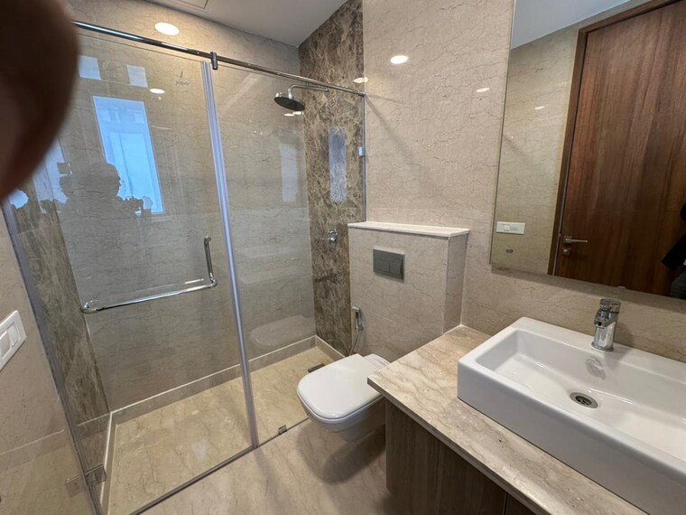 Bathroom, ambience-creacions 3 Bedroom 3090 Sq.Ft. Apartment In Sector 22 Gurgaon 10036348