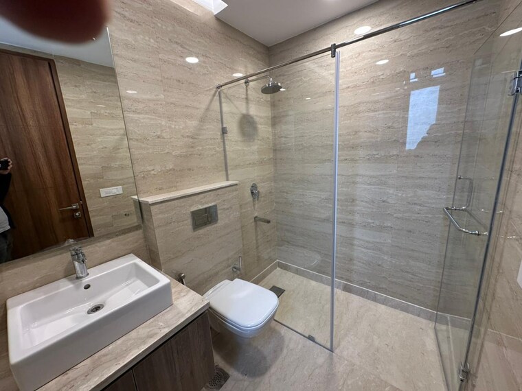 Bathroom, ambience-creacions 3 Bedroom 3090 Sq.Ft. Apartment In Sector 22 Gurgaon 10036348