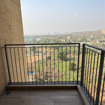 Balcony in 1 BHK Apartment at Lodha Palava City Lakeshore Greens, Hedutane – for Sale