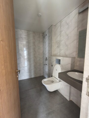 Bathroom in 3 BHK Apartment at Lodha Bellagio, Powai – for Rent