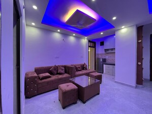 Living Room in 1 BHK Builder Floor at Saket – for Rent