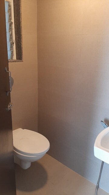 Bathroom in 1 BHK Apartment at Group Satellite Aarambh, Malad East – for Rent
