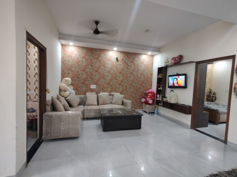 Living Room, om-divine-world 2 Bedroom 900 Sq.Ft. Builder Floor In KharaR Banur Road Chandigarh 10043373