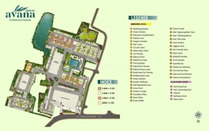 Master Plan in 3 BHK Apartment at Merlin Avana, Tollygunge – for Sale
