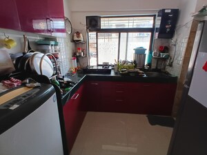 Kitchen in 2 BHK Apartment at Runwal Garden City, Balkum Pada – for Rent