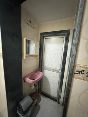 Bathroom in 3 BHK Apartment at Raheja Acropolis, Deonar – for Rent