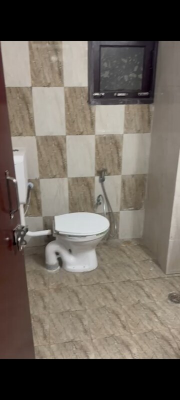 Bathroom in 3 BHK Apartment at Sanchar Nest Palm Heights, Wave City – for Rent