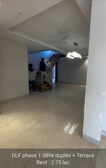 Living Room in 5 BHK Builder Floor at Dlf Phase I – for Rent