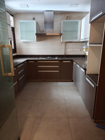 Kitchen in 3 BHK Builder Floor at Panchsheel Enclave – for Rent