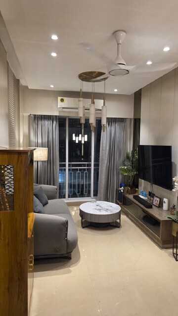 Living Room in 1 BHK Apartment at Satra One, Goregaon West – for Sale