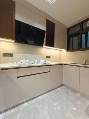 Kitchen in 3 BHK Builder Floor at Sushant Lok I – for Sale