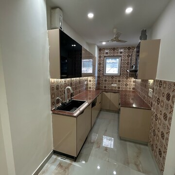 Kitchen in 3 BHK Builder Floor at Kotla Mubarakpur – for Sale